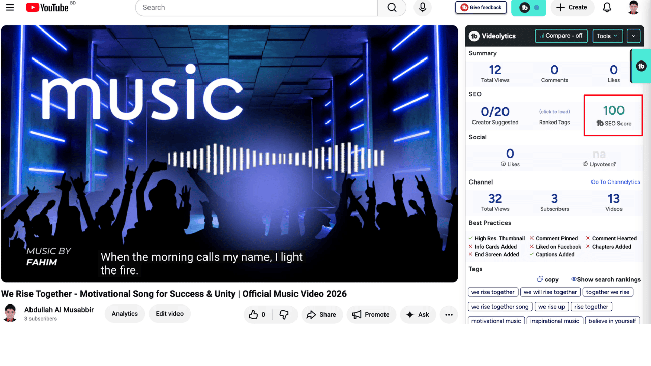 Youtube seo 100